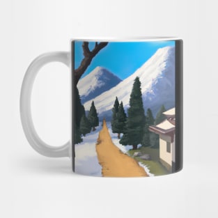 Path to a mountain Mug